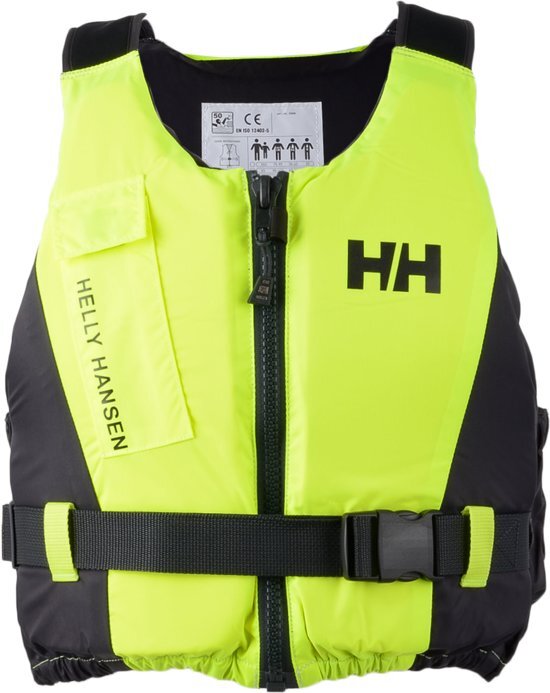 Helly Hansen Zwemvest - Maat L - geel/zwart Maat L: gewicht 70-90kg / borstomvang 120-140cm