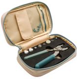 Prym Vario Case opbergtas voor Vario tang, organizer voor naai-accessoires, gereedschapstas voor drukknop- en ooggereedschap, beige, 13,5 x 22,5 x 5 cm, modern