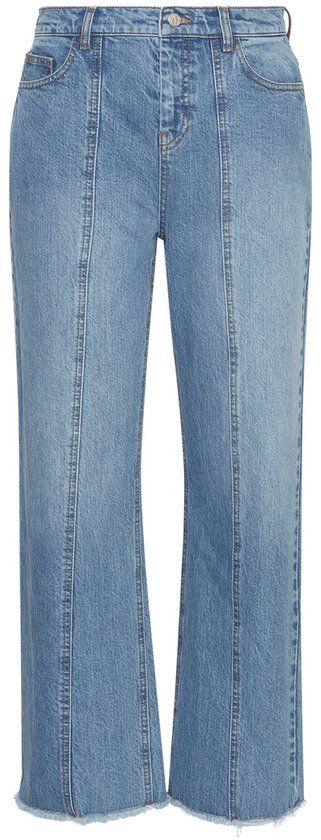 Moss Copenhagen - MSCHEli Ada HW Straight Ankie Jeans - Blauw - Maat S - Dames