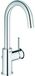 OEM Grohe Éénhendel wastafelmengkraan, 1/2 inch, model L, chroom, draaibaar, EcoJoy