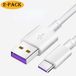 Emiro Huawei 2x Origineel USB Type C snellaadkabel, datakabel, geschikt voor Mate 20 Pro, P30, P30 Lite, 5A