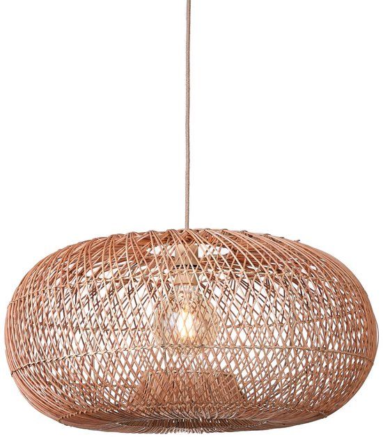 GOOD&MOJO Hanglamp Arizona - Naturel - Ø70cm - Bamboe - Bruin