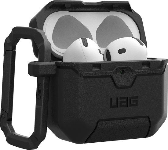 Urban Armor Gear Scout Case voor AirPods 4 Zwart