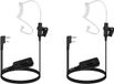 Retevis AI actieve walkie-talkie headset, radio-oortelefoon, met ruisonderdrukking, oorkap-hoofdtelefoon, 2-pins, compatibel met BF, JUCJET, RT24, RT27