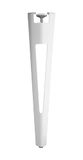 Cime - Mini Steel UP meubelvoet, salontafelvoet, H400 mm, L.57 mm, staal, Cloris wit