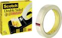 Scotch D6651933 Dubbelzijdig plakband 65, cellulose, bandgrootte (L x B): 32,9 m x 19 mm