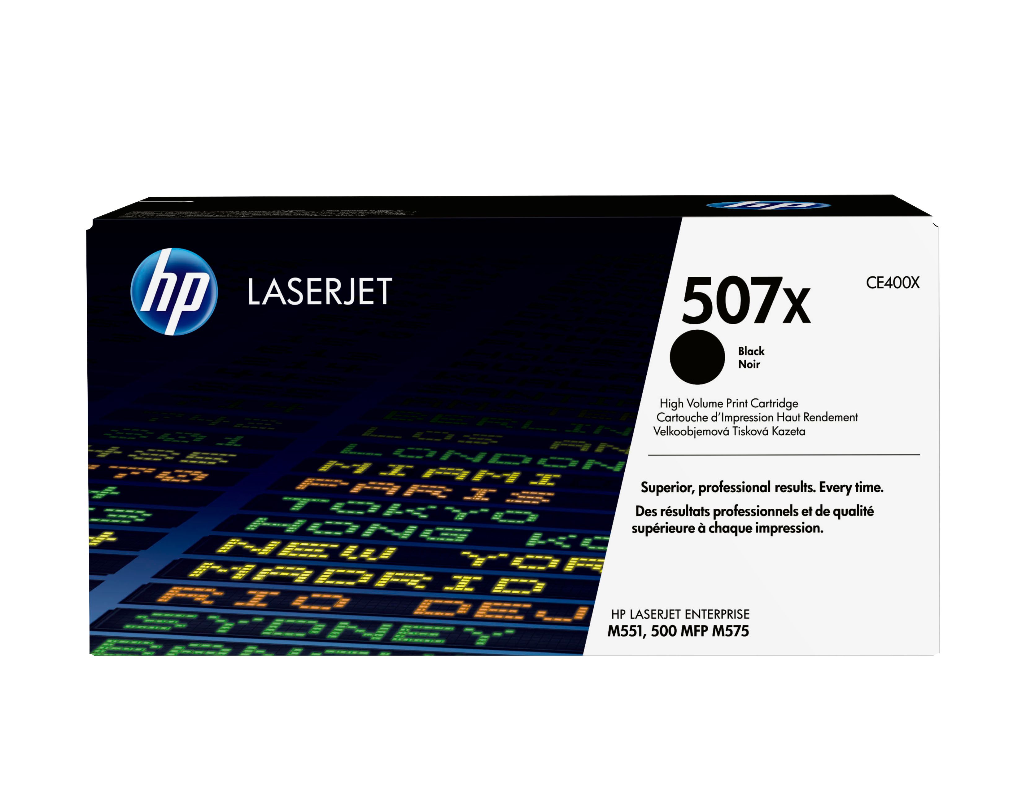 HP 507X Zwarte Toner Cartridge - Origineel - High Capacity - CE400X