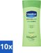 Vaseline 10 x Aloe Soothe Lait corporel - Rafraîchissant - 400 ml - Pack économique