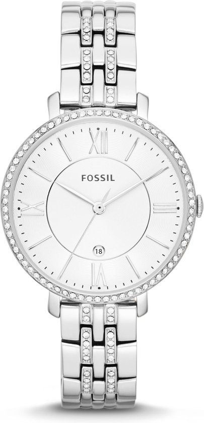 Fossil ES3545P Horloge Dames Zilver 36mm