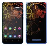 Royal Sticker RS.119030 Sticker voor Wiko Lenny 2, Motief Colorful Flowers