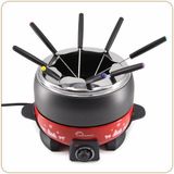 Little balance Fondue 800W 8 personen Zwart/Rood
