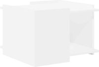 vidaXL Salontafel Wit 50,5 x 50 x 33 cm Bewerkt hout