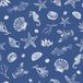 d-c-fix tafelkleed blauw – Manhattan Narius (150 cm rund)