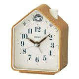 Seiko Clocks Kunststof met houtpatroon QHP011B