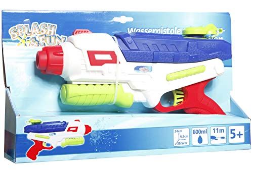 Splash & Fun Waterpistool - Kleurrijk - 4018501073924