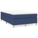 VidaXL Boxspringbedframe Blauw 140x190 cm