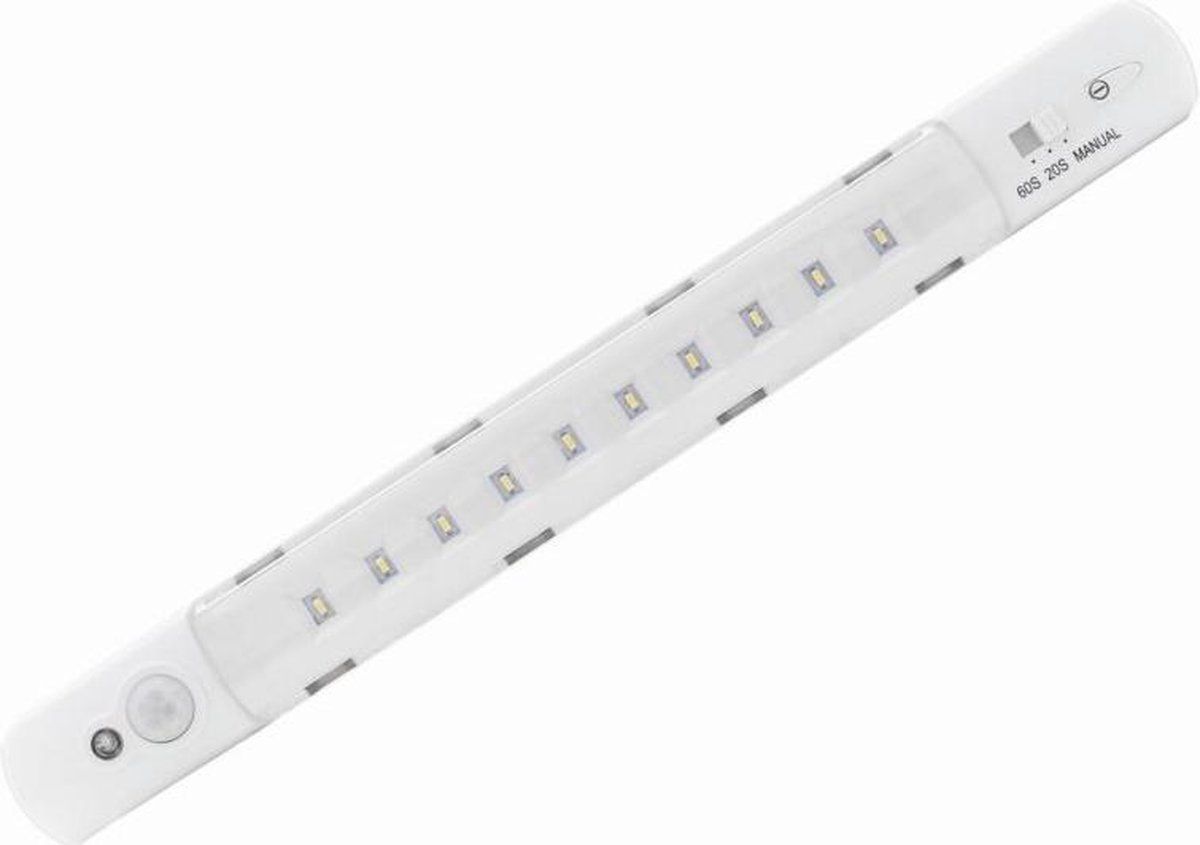 ABC-LED LED onderkast verlichting - Koud wit - 26cm - Met schemer- en bewegingssensor