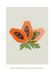 Komar Muurschildering - Cultivated Papaya - Afmeting: 50 x 70 cm