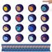 BONNYCO Jojo-Kinderen Pack 16 Ruimtefeestzakjesvullers voor Kinderen. Houten Jojo Kinderfeestcadeautjes, Klaar Gemaakt Kids Feestzakjes. Reactieve Feestzakjes Vullers, Pinata Invullers Feestzakken