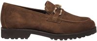 Sioux donkerbruine suède dames loafers - Meredith 757 H