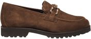 Sioux donkerbruine suède dames loafers - Meredith 757 H