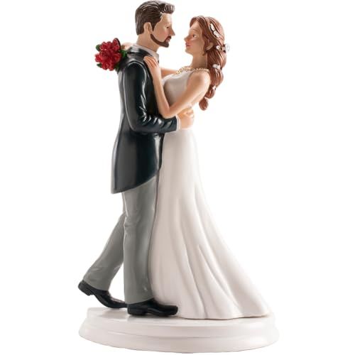 Dekora Bruidspaar figuur voor bruidstaart - Hars decoratie 20 cm