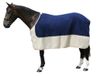 PFIFF, Costa, 100982, fleecedeken, paardendeken, 2 kleuren, 165 cm, blauw/beige.