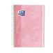 Oxford Touch Agenda 2025/2026, weekoverzicht, extra stevige omslag, A5 (15 x 21 cm), Spaans, pastelroze