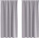 vidaXL Blackout Gordijnen met Ringen 2 st Metaalgrijs 175 x 140 cm