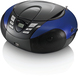 Lenco SCD-37 - Draagbare CD Speler met FM Radio, MP3 en USB - Zwart/Blauw