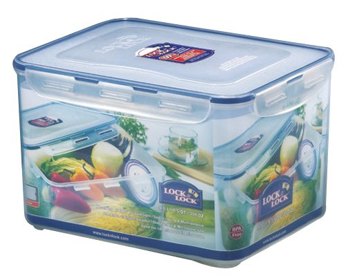 Lock&Lock Lock & Lock HPL838 - 9L Rectangular Storage Box - Blue/Transparent