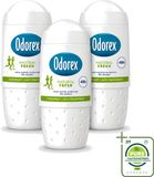 Odorex 3 x Deodorant Roller Natural Fresh - 50 ml