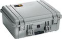 Peli 1550 Waterdichte Camerakoffer Zilver met Foam Interieur