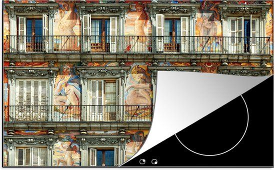 KitchenYeah® Inductie beschermer 77x51 cm - Architectuur - Kunst - Spanje - Inductie beschermer