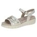 CAPRICE Damen 9-28703-46 Sandales plates pour femme, Offwhite Comb, 37 EU Largeur