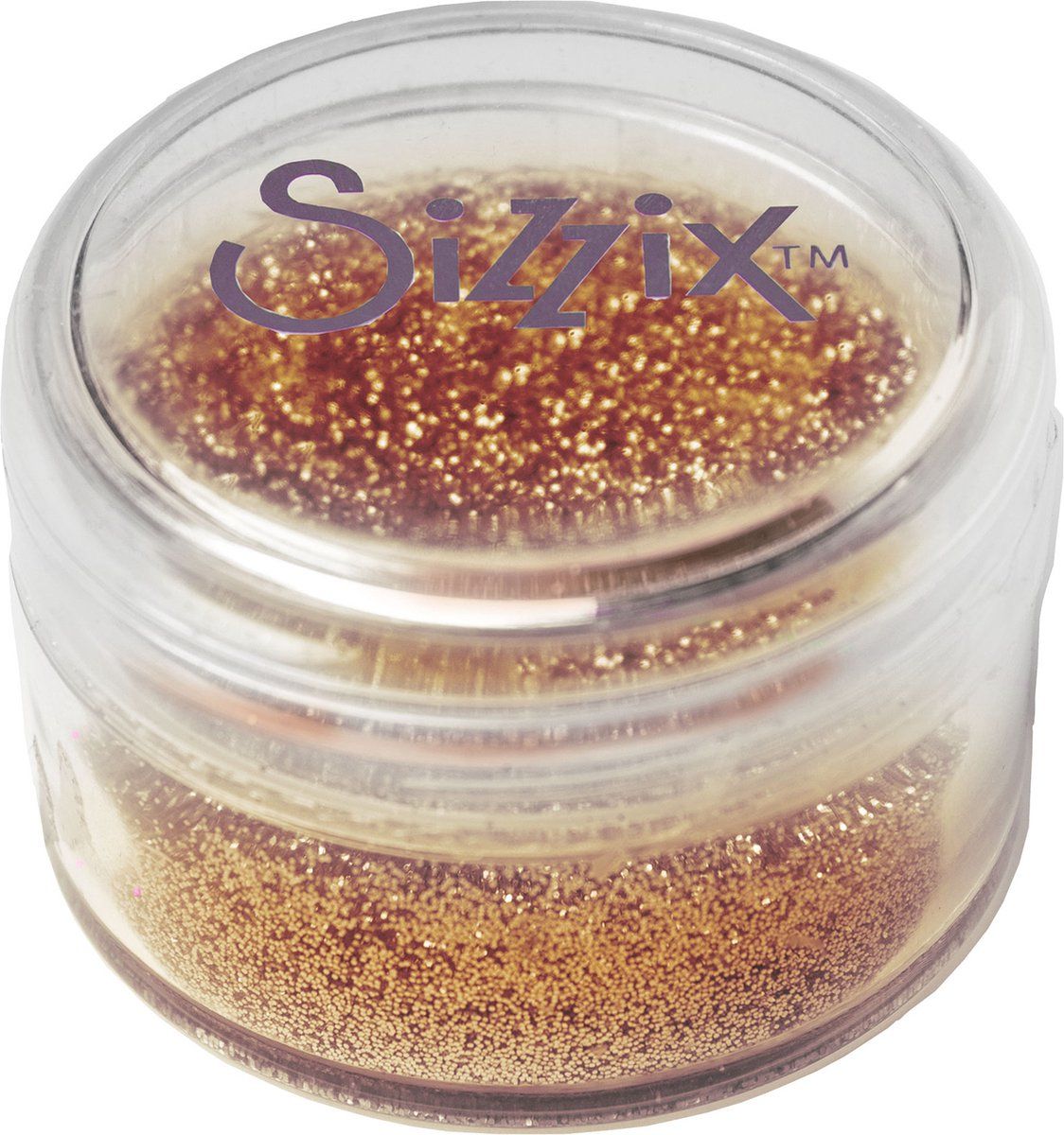 Sizzix Biologisch afbreekbare fijne glitter 663870, karamelltoffee, goud, eenheidsmaat