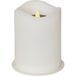 Star Trading Saul LED Bougie Solaire Blanc Plastique 8.8 x 8.8 x 10 cm
