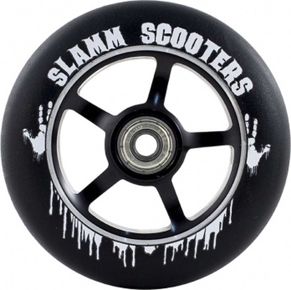 Slamm 5 spaak aluminium core wheel black 110mm