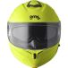 GMS-Moto Aperio, casque rabattable, couleur: Jaune Néon, taille: XL