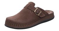 Rohde Alassio heren pantoffels, nubuck, wijdte H, maat 41, 72 mocca