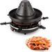 Klarstein Taste Volcano Tartarengrill gourmetset 1500 W 6 personen - zwart