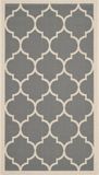 Safavieh Tapijtloper Monaco in- & outdoor | Antraciet | Polypropyleen | 69x244 cm