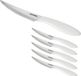 Tescoma steakmesjes PRESTO, 12 cm, set van 6, wit