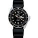 Chris Benz CBO-S-KB-SW Duikhorloge Mannen Zwart Rubber Stalen Kast Zilverkleurig 39mm Quartz Analoog 20 ATM