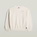 G-Star OVS CREW SWEATER G Dames Joggingbroek Katoen Milk Maat 16