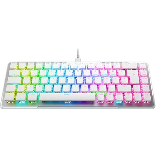 Roccat Vulcan II Mini Air - 65% Draadloos Optisch Mechanisch Gaming Toetsenbord - Wit