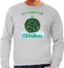 Bellatio Decorations Wiet Kerstbal sweater / Kerst trui All i want for Christmas grijs voor heren - Kerstkleding / Christmas outfit S