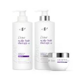 Dove Density & Growth Shampoo, Conditioner and Mask bundle (2 x 400 ml & 270 ml)