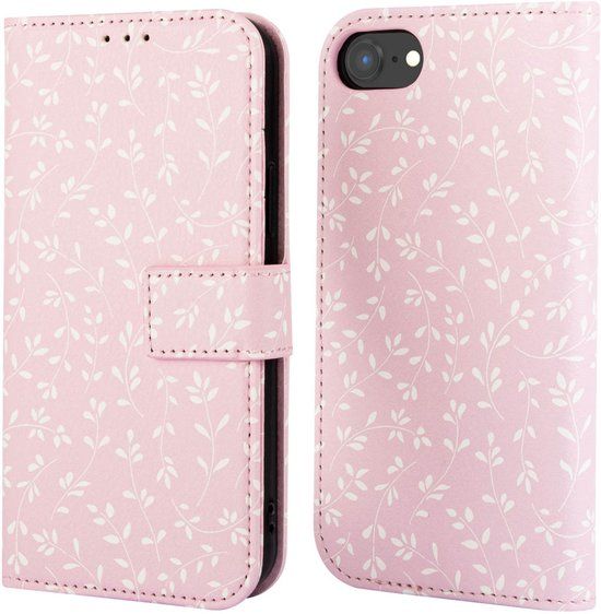 imoshion Design Bookcase Hoesje voor Apple iPhone 17e / 16e - Pink Bazaar Flowers