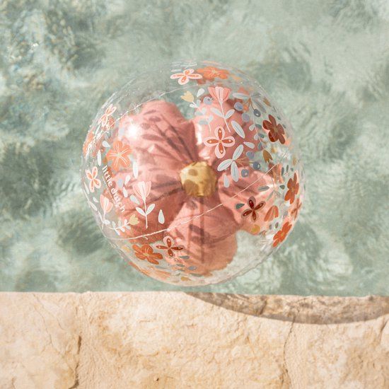 Little Dutch Pink Flowers 3D Figuur Strandbal
